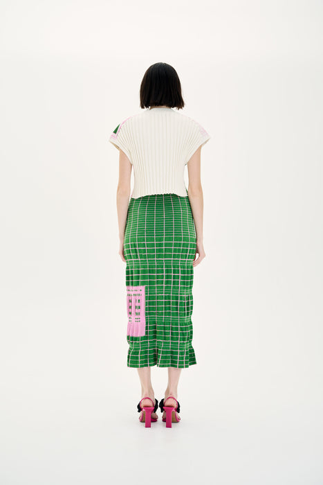 RABENDA TREE PRINT BOXY CROPPED TOP