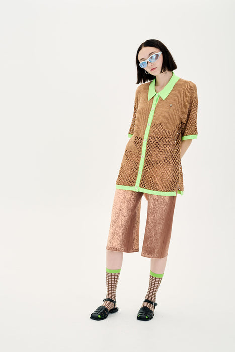 OLIVIA CROCHET OVERSIZED SHIRT