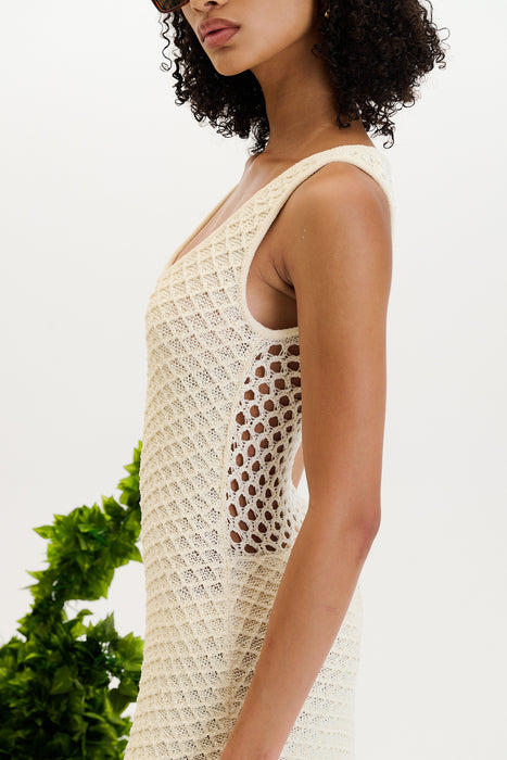 MAPLE CROCHET TANK DRESS