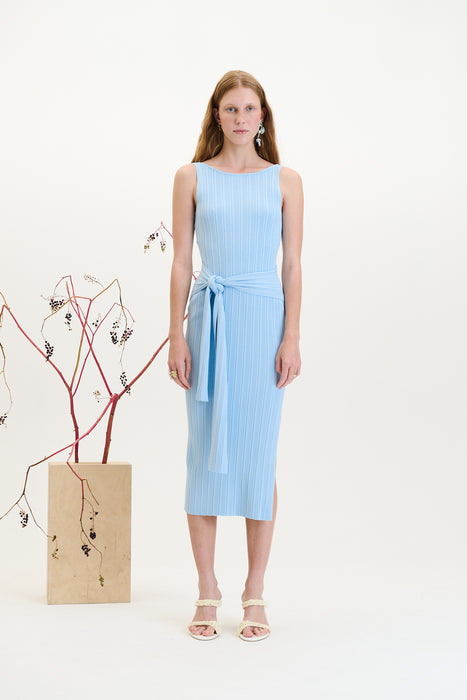 AYLA REVERSIBLE RIB DRESS
