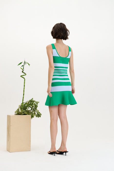 LINDEN REVERSIBLE BANDAGE MINI DRESS