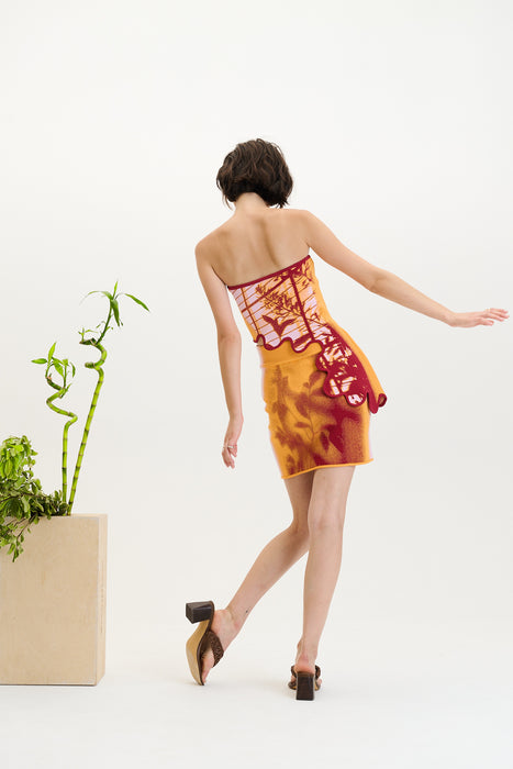 ALANI WINDOW PRINT MINI SKIRT