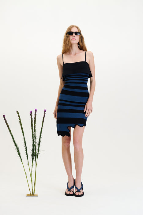 CHLOE WAVY MINI SKIRT