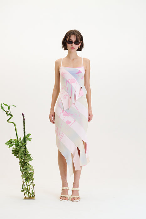 HESPER UV REACTIVE MIDI SKIRT