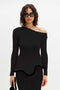 PIXIE ALPACA WAVY LONG SLEEVE TOP