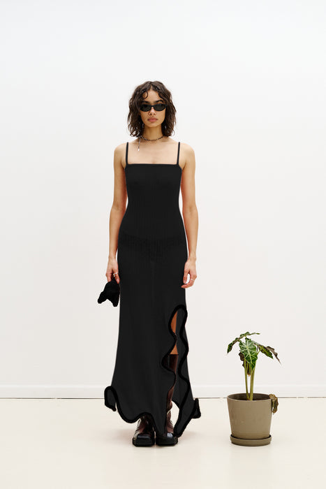 NALIN ALPACA WAVY TANK DRESS