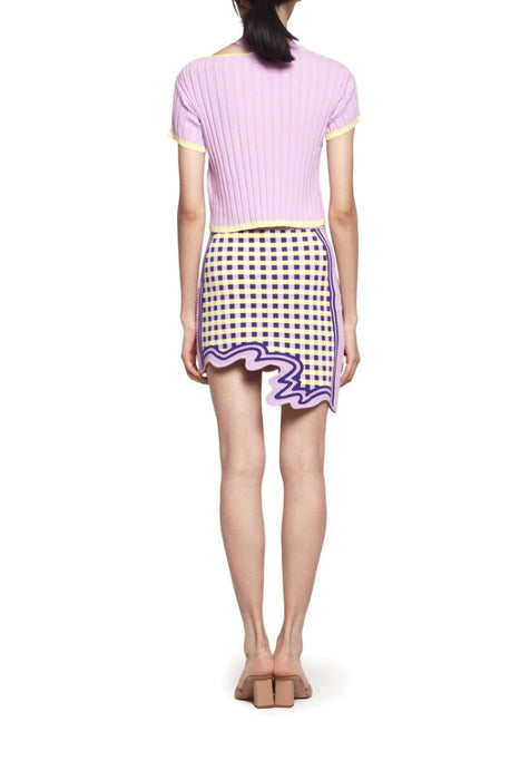Nova Wavy Border Mini Skirt