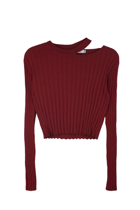 Sunday Long Sleeve Crop Top