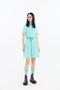HOLLIS PLEATED ECO POLO DRESS