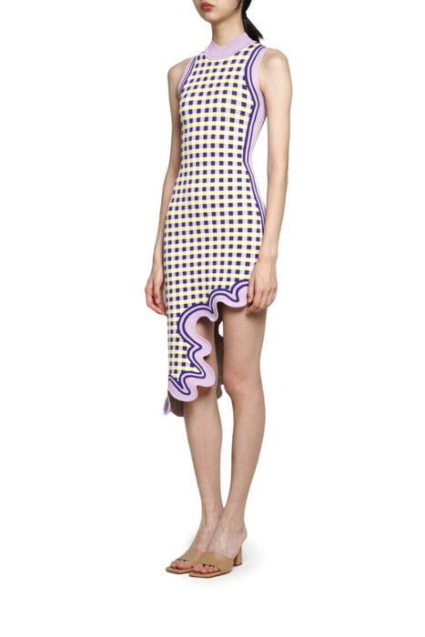 Lydia Wavy Asymmetric Dress