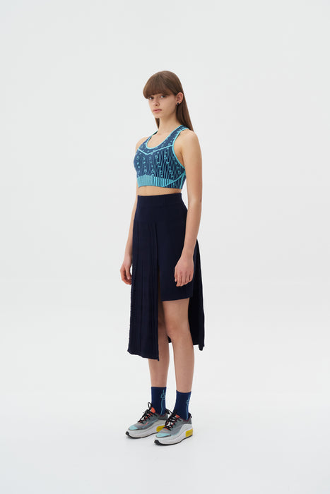 GRACE PILLOW STITCH ECO MIDI SKIRT