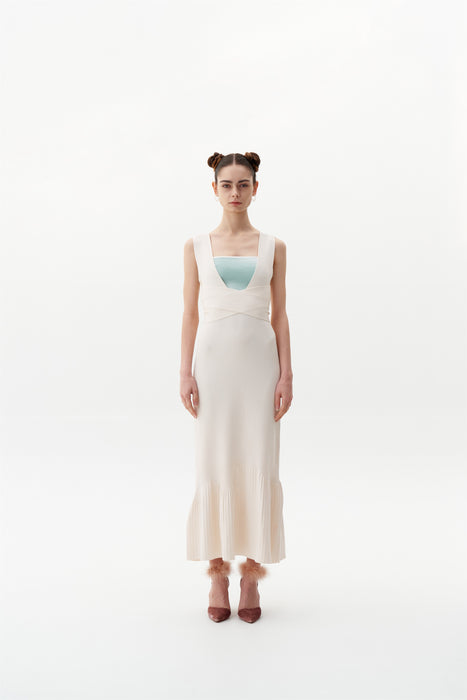 SPONDE UV REACTIVE REVERSIBLE MAXI DRESS