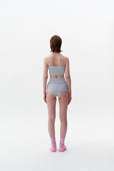 SEDNA MIXED CABLE KNIT PANTIES