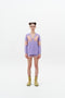 NARVI "SPRAY PAINTED" OVERSIZED CARDIGAN WITH DETACHABLE SLEEVES