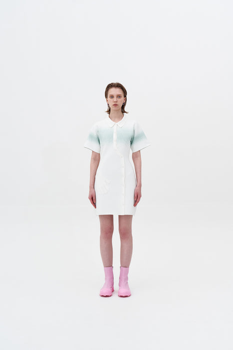 PHOEBE "SPRAY PAINTED" POLO DRESS