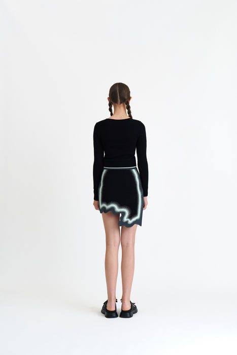 SALEM WAVY MINI SKIRT