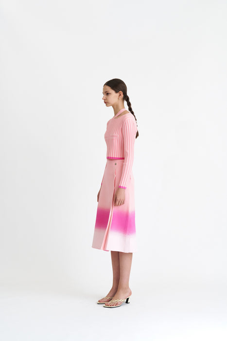 KAFKA A-LINE MIDI SKIRT