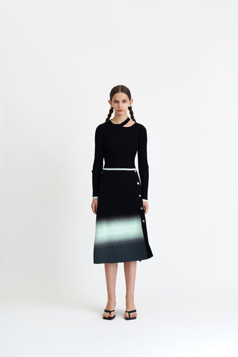 KAFKA A-LINE MIDI SKIRT