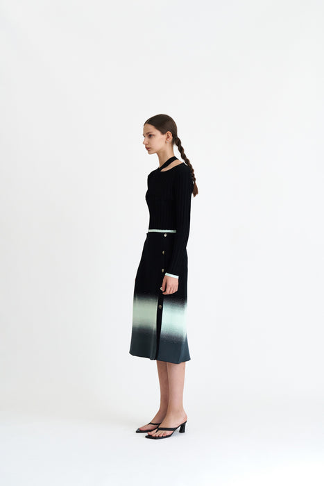 KAFKA A-LINE MIDI SKIRT