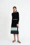 KAFKA A-LINE MIDI SKIRT