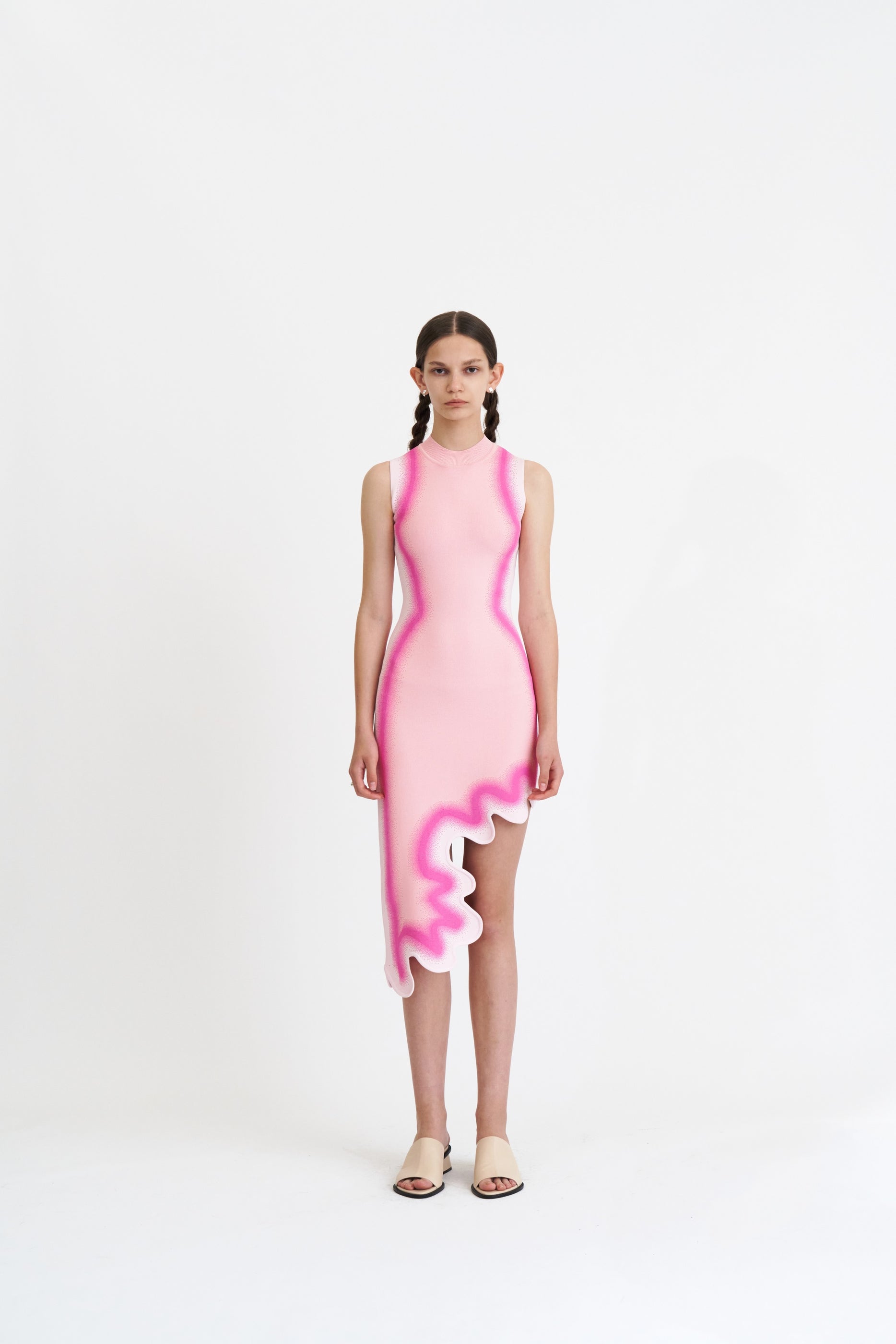 BROOKLYN WAVY ASYMMETRIC DRESS– PH5