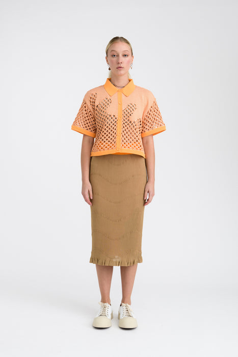 PEEWEE CROCHET POLO SHIRT