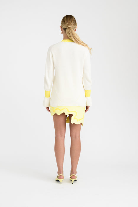 AMY CASHMERE COTTON OVERSIZED CARDIGAN
