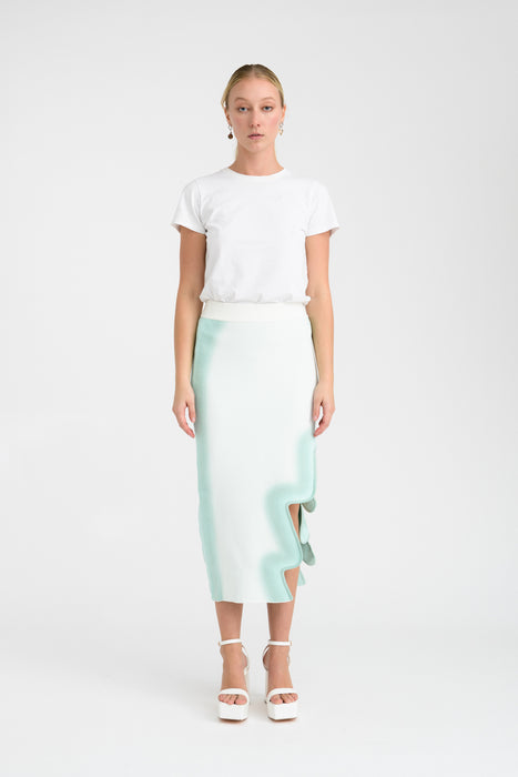 RAGO WAVY MIDI SKIRT