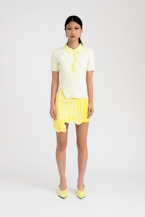 SUNNY PILLOW STITCH POLO SHIRT