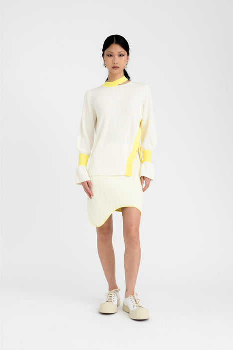 RAY CASHMERE COTTON OVERSIZED PULLOVER