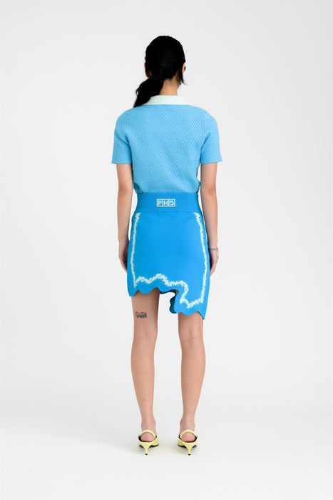 CASEY SIGNATURE WAVY MINI SKIRT