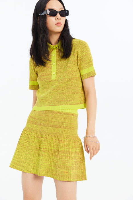 SAMMIE ECO CROPPED POLO SHIRT