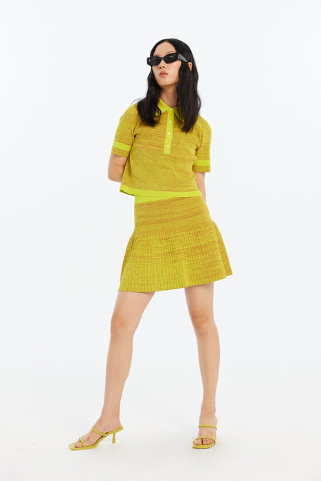 SAMMIE ECO CROPPED POLO SHIRT