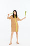 DANA ECO WAVY POLO DRESS