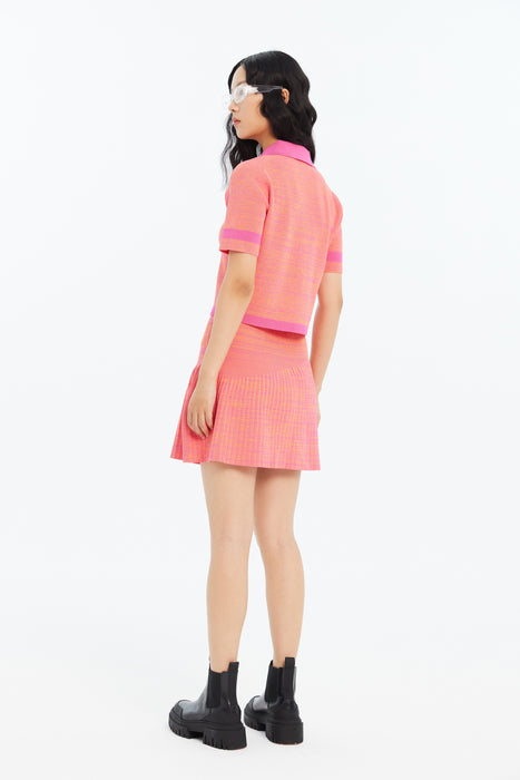 TOMMIE PLEATED ECO SKIRT