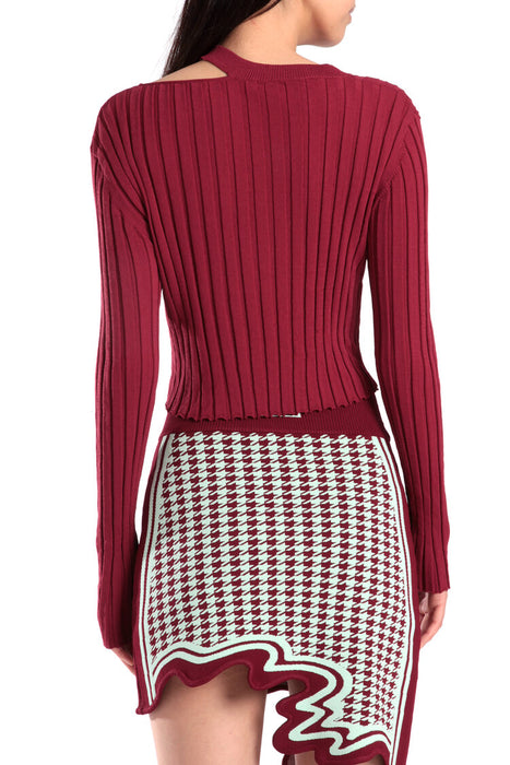 Alpine Asymmetric Mini Skirt