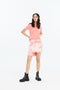 SALEM ECO "TIE DYE" WAVY MINI SKIRT