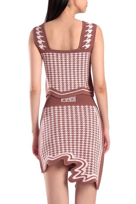 Alpine Asymmetric Mini Skirt