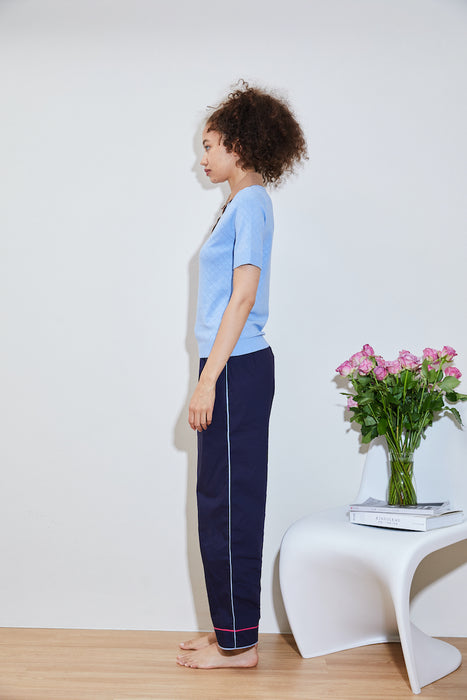 BURNET hydraKNIT ECOVERO POLO blue