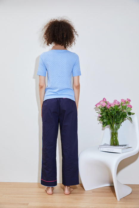 BURNET hydraKNIT ECOVERO POLO blue