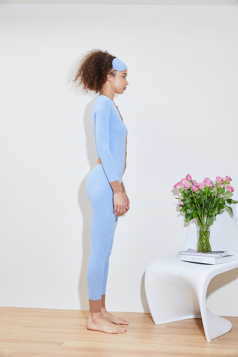 BASIL hydraKNIT JUMPSUIT blue