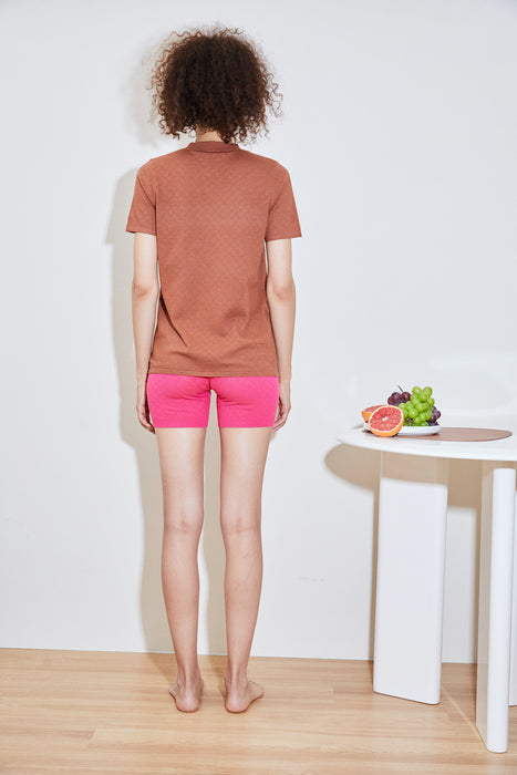 TURMERIC hydraKNIT ECOVERO TSHIRT brn