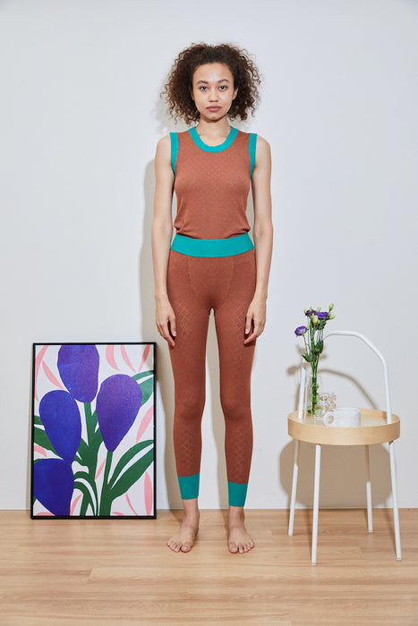 PEPPER hydraKNIT LEGGING brn