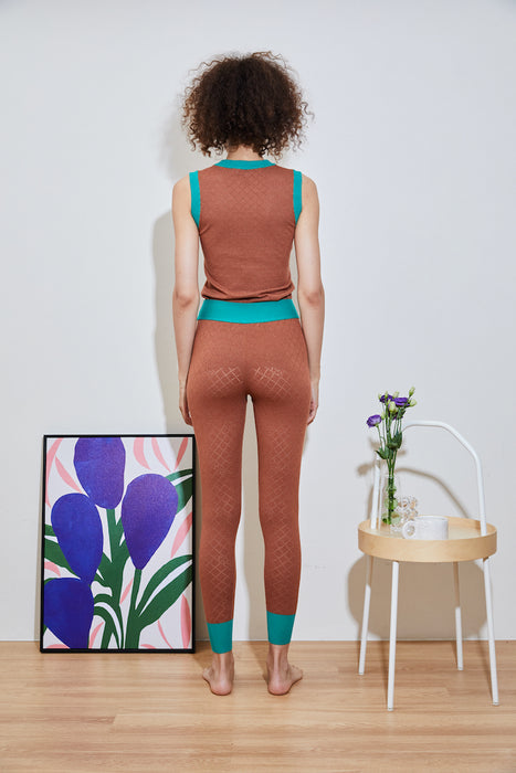 PEPPER hydraKNIT LEGGING brn