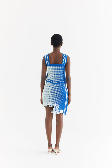 ZANE WAVY CROPPED TANK