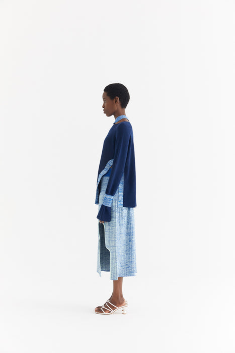 HIRAM PLEATED MAXI SKIRT