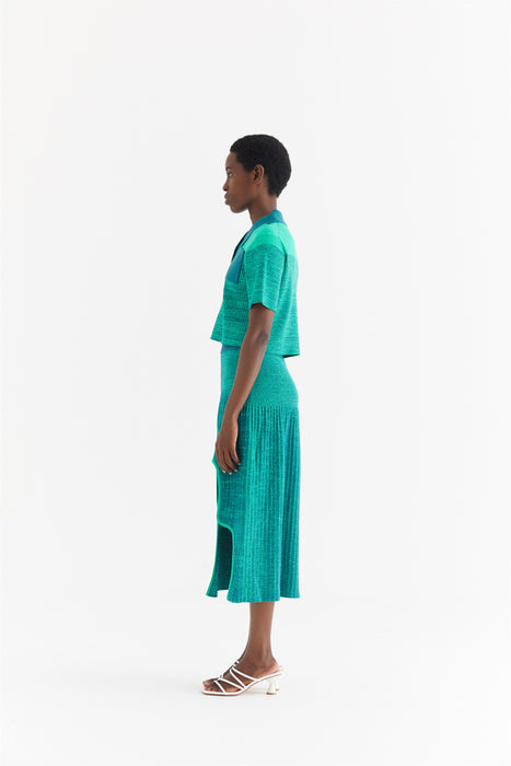 RONIN CROPPED POLO SHIRT