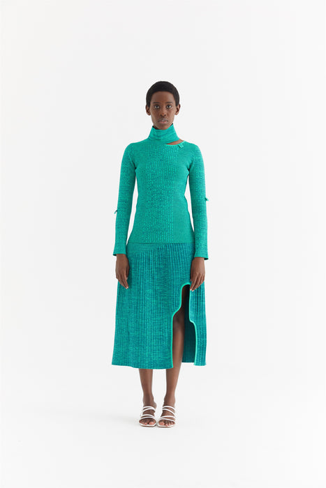 SUSAN MOCK NECK LONG SLEEVE PULLOVER