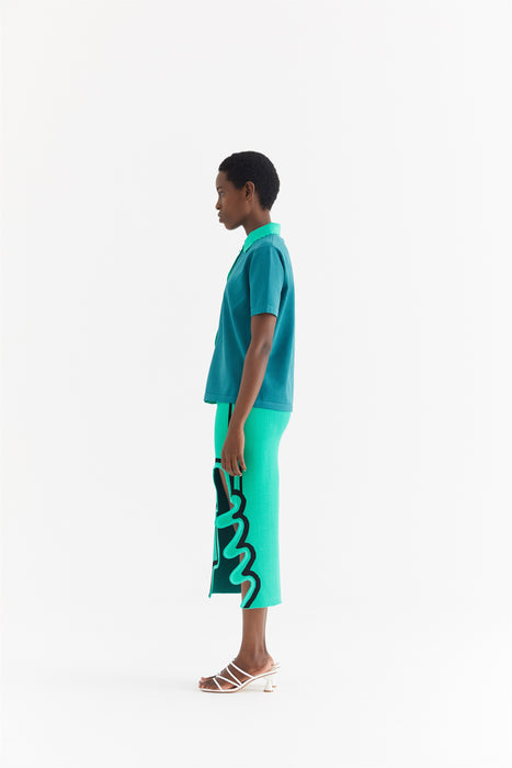 ATEN WAVY POLO SHIRT