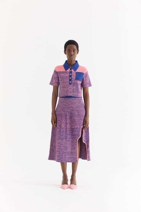 RONIN CROPPED POLO SHIRT